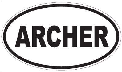 ARCHER - Oval Sticker