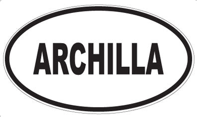 ARCHILLA - Oval Magnet