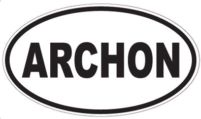 ARCHON - Oval Sticker