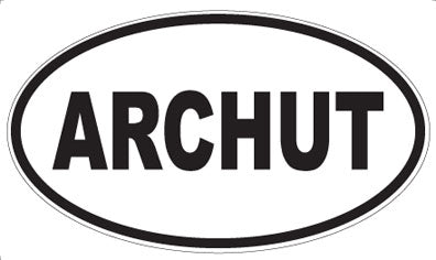 ARCHUT - Oval Sticker