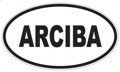 ARCIBA - Oval Sticker