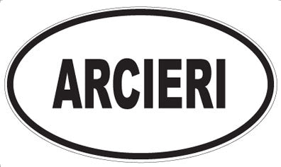 ARCIERI - Oval Magnet