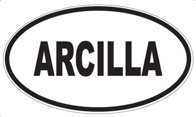 ARCILLA - Oval Magnet