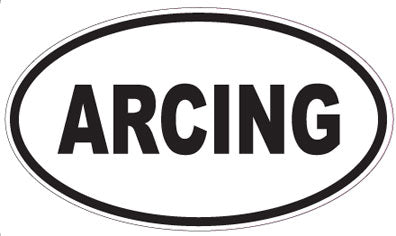 ARCING - Oval Sticker