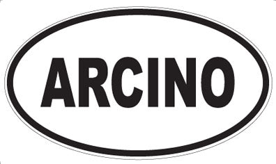 ARCINO - Oval Sticker