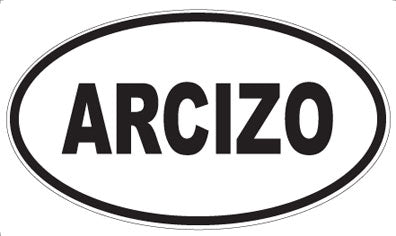 ARCIZO - Oval Sticker