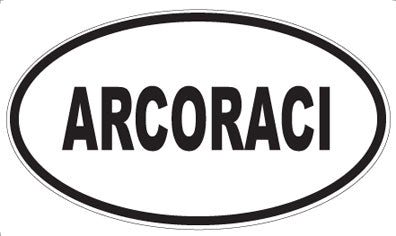 ARCORACI - Oval Magnet