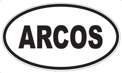 ARCOS - Oval Sticker