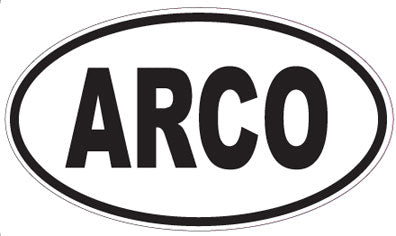 ARCO - Oval Sticker