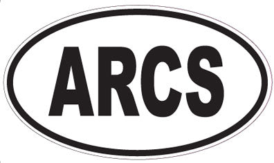 ARCS - Oval Sticker