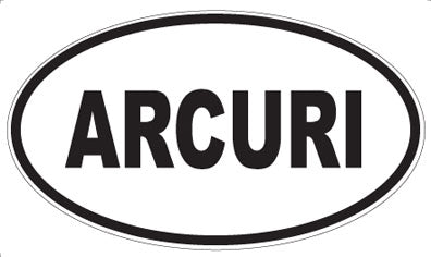 ARCURI - Oval Sticker