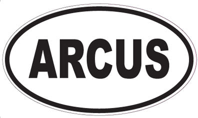ARCUS - Oval Sticker