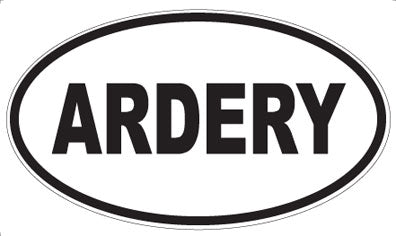 ARDERY - Oval Magnet
