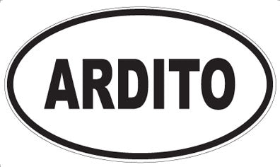 ARDITO - Oval Sticker