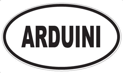 ARDUINI - Oval Sticker