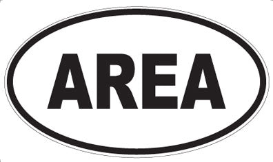 AREA - Oval Magnet