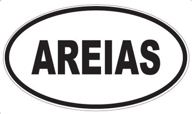 AREIAS - Oval Sticker