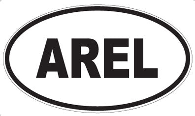 AREL - Oval Sticker