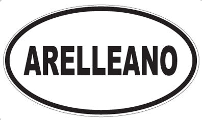 ARELLEANO - Oval Magnet