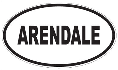 ARENDALE - Oval Magnet