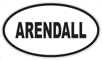 ARENDALL - Oval Sticker