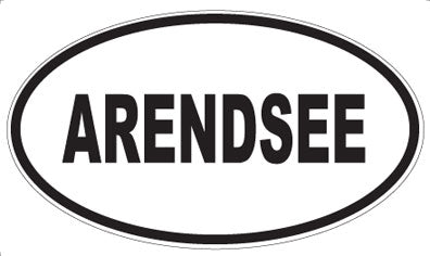 ARENDSEE - Oval Sticker