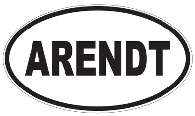 ARENDT - Oval Magnet