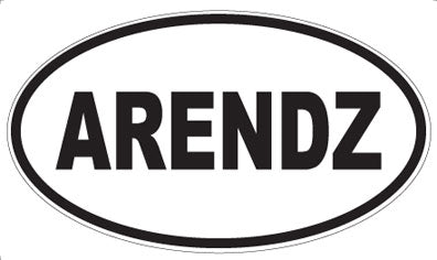 ARENDZ - Oval Magnet