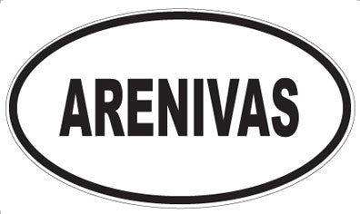 ARENIVAS - Oval Magnet