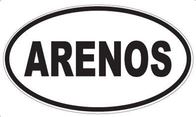 ARENOS - Oval Magnet