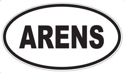 ARENS - Oval Sticker