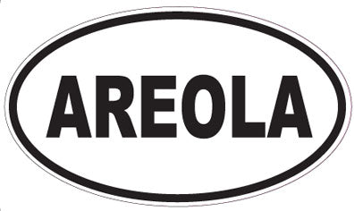 AREOLA - Oval Sticker