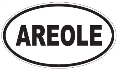 AREOLE - Oval Sticker