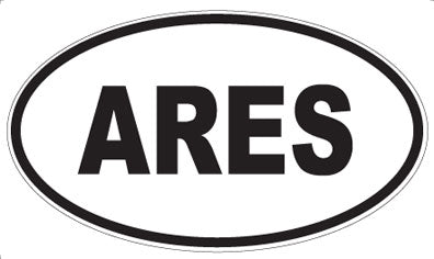ARES - Oval Magnet