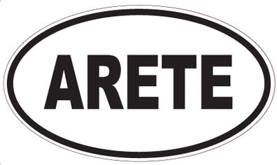 ARETE - Oval Sticker