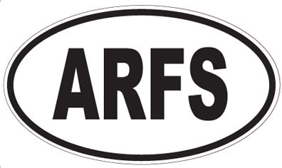 ARFS - Oval Sticker