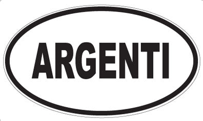 ARGENTI - Oval Magnet