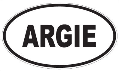 ARGIE - Oval Sticker