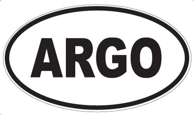 ARGO - Oval Sticker