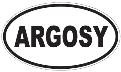 ARGOSY - Oval Sticker