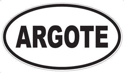 ARGOTE - Oval Sticker