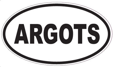 ARGOTS - Oval Sticker