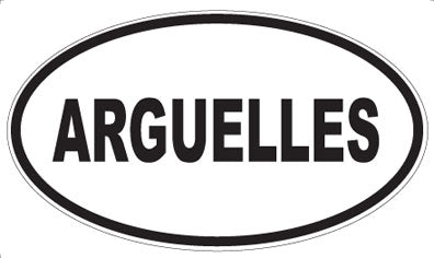 ARGUELLES - Oval Sticker