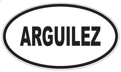 ARGUILEZ - Oval Sticker