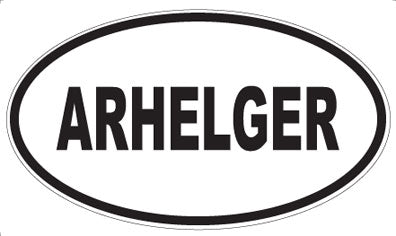 ARHELGER - Oval Sticker