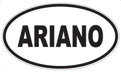 ARIANO - Oval Magnet