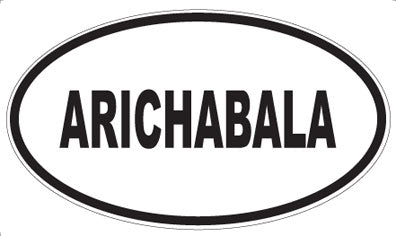 ARICHABALA - Oval Sticker
