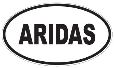 ARIDAS - Oval Sticker