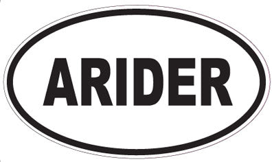 ARIDER - Oval Sticker