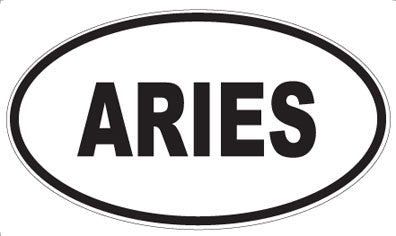 ARIES - Oval Magnet